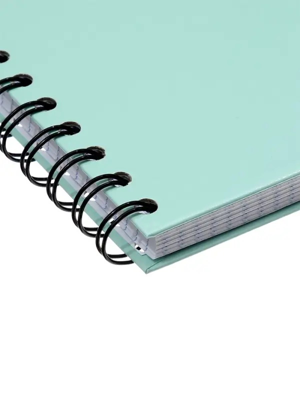 Тетрадь 120 листов в клетку ErichKrause Vanilla, мятная, на гребне