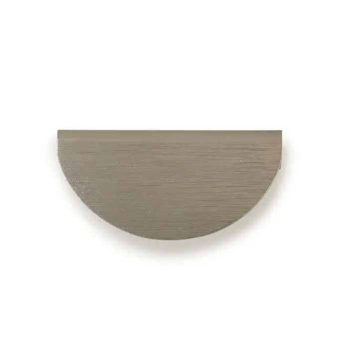 Ручка-скоба CAPPIO H001SS полукруглая, алюминий, L=50 мм, м/о 32 мм, цвет сатиновый никель