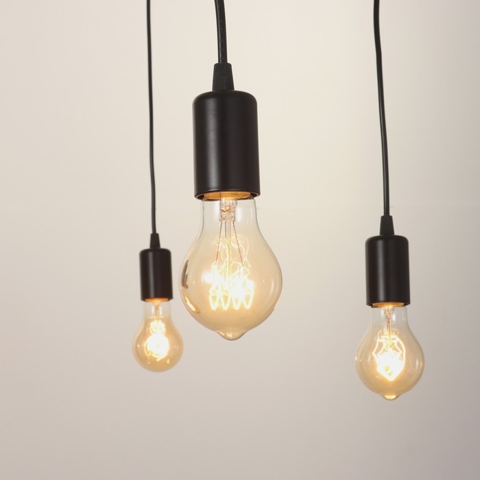 Светильник Светильник "Паук" черный 6x40Вт E27 черный BayerLux