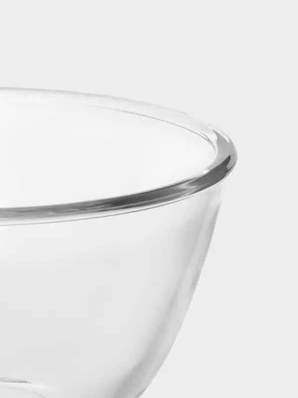 Салатник Доляна Simple, 750 мл, 15&times;8 см, стекло, прозрачный