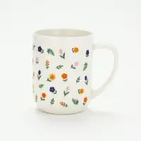 Кружка чайная керамическая &laquo;Цветы&raquo;, 630 мл