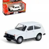 Машина металлическая "LADA 4x4", белая, 10 см, инерц. LADA4X4-11-WH