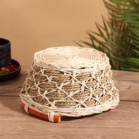 Корзина плетеная 23x22x11 см, ротанг