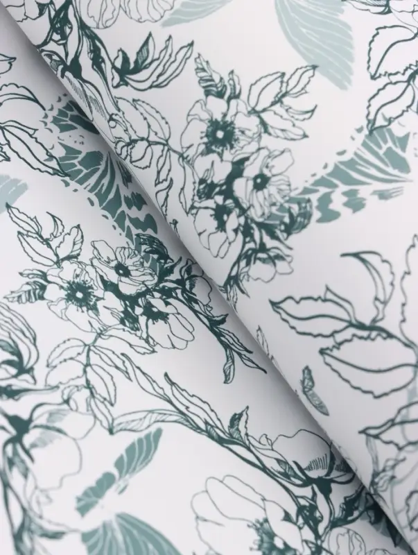 Пленка для цветов, &laquo;Романтичные моменты&raquo;, сине-серый, 57&times;57 см