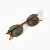 Очки солнцезащитные OneSun, uv 400,футляр, салфетка, цвет золото, серый