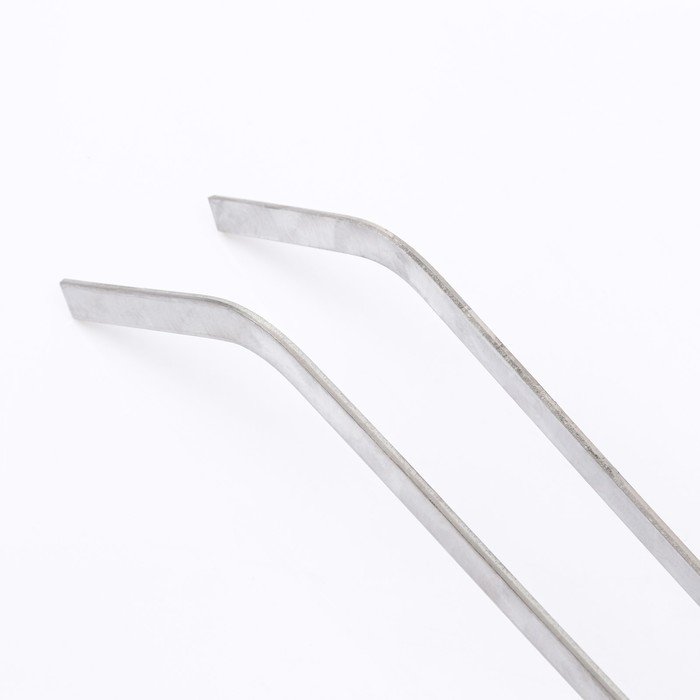 Щипцы - кочерга для углей, 63 см, сталь - 3 мм, ширина - 12 мм