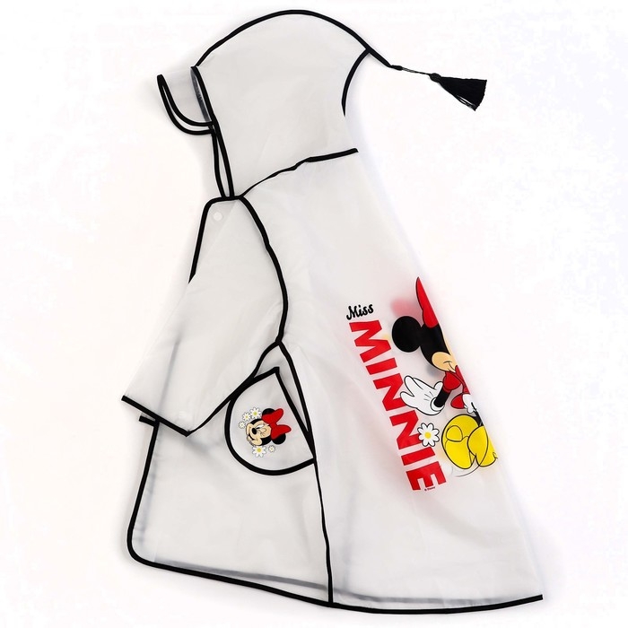 Дождевик детский, размер S, 92-98 см, Минни Маус Дождевик детский, размер S, 92-98 см, Минни Маус