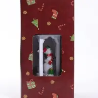 Фигурка светодиодная &laquo;Новогодний фонарь, снеговик&raquo;, от бат.3хAG13, 7.5&times;7.5&times;14.5 см