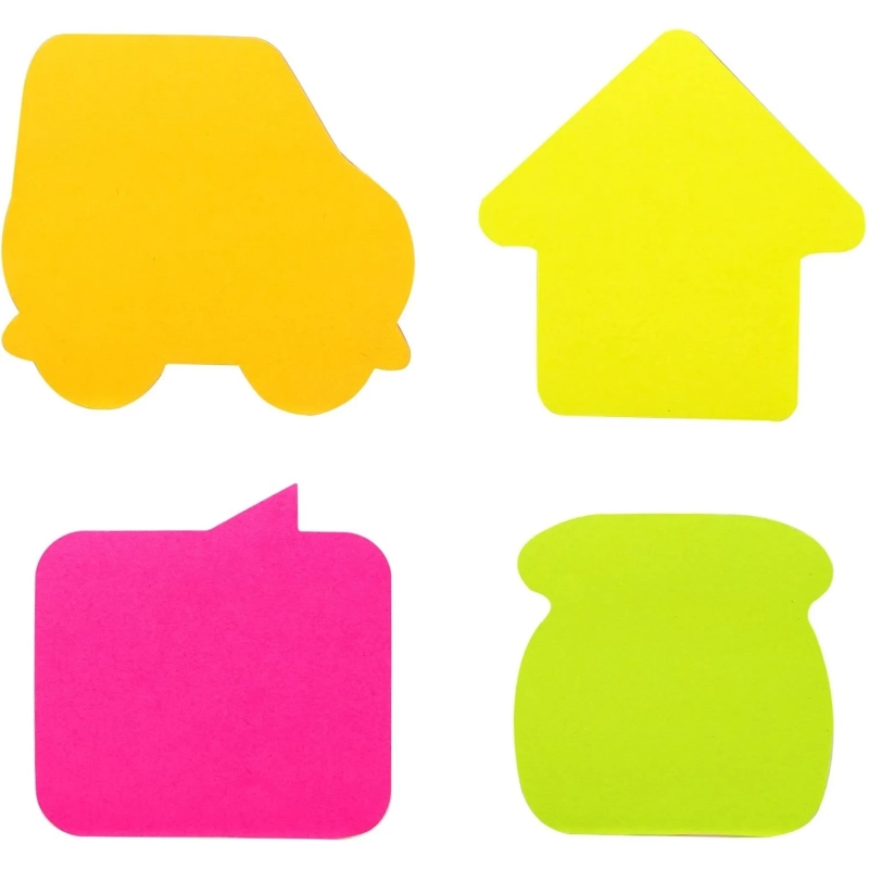 Стикеры с клеевым краем Deli 76х76 мм,20 листов,форма в асс-те &nbsp; &nbsp; &nbsp;