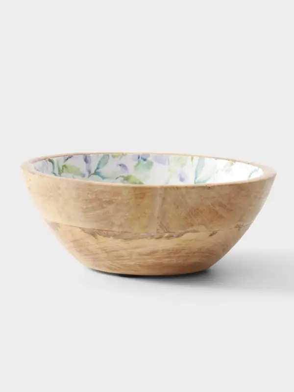 Миска &laquo;Оттенки сирени&raquo;,17.5&times;17.5&times;6.5 см, дерево манго