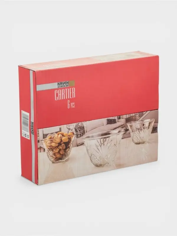 Набор салатников CARTIER из 6 шт., диам. 10 СМ, 215 мл