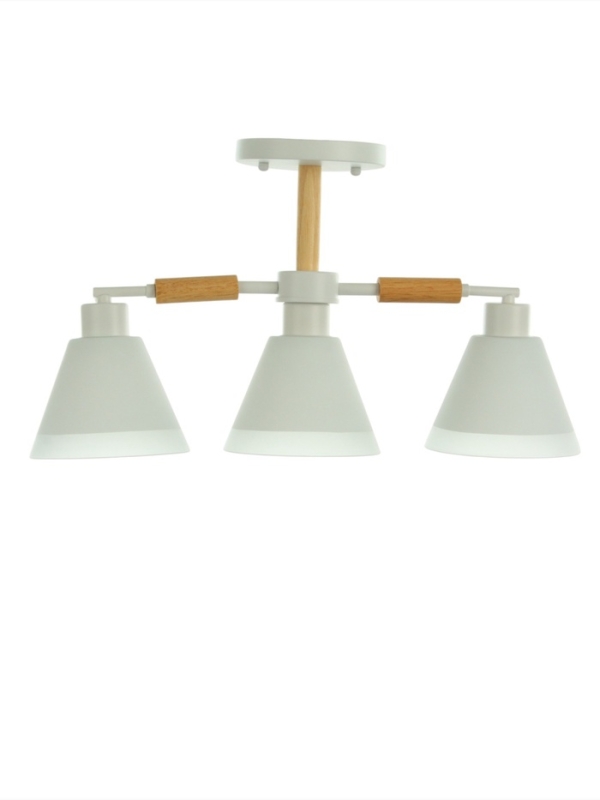 Люстра Люстра "Вудли" 3хЕ27 40Вт белый 60х16х29 см