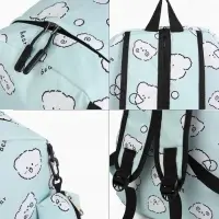 Рюкзак школьный &laquo;Мишки&raquo;, с пеналом, 3 кармана, 28&times;12&times;43 см, бирюзовый