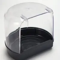 Купалка для птиц, внешняя 12&times;9&times;11 см, серая