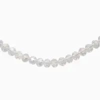 Чокер из бисера &laquo;Хрусталь&raquo;, разноцветный в серебре, 36 см + 5 см доп, цепочка