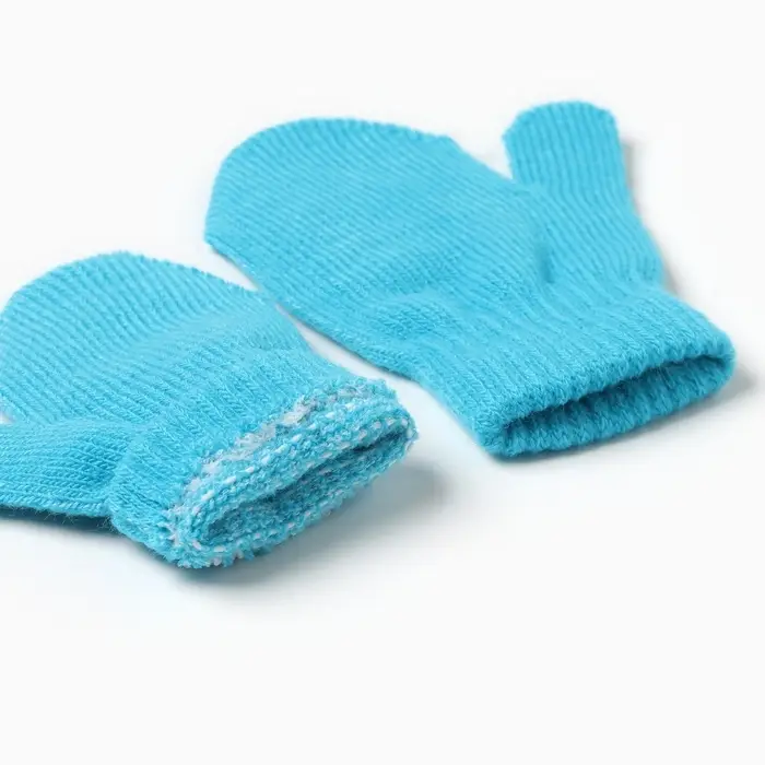 Варежки детские MINAKU, цвет голубой, 12 см