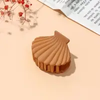 Краб для волос "Артемида" ракушка, 6х4,5 см, матовый, микс