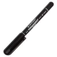 Маркер перманентный Centropen 2846, чёрный, узел 2.0 мм, линия 1 мм
