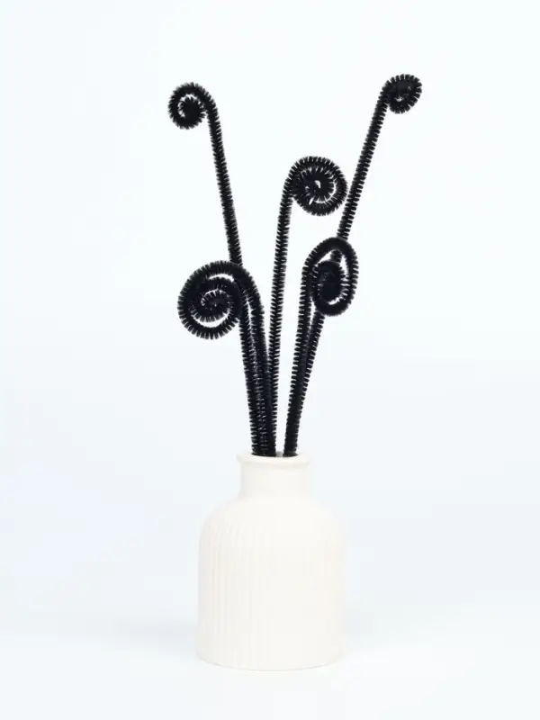 Синельная проволока, набор 100 шт., черная, 30 см