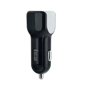 Автомобильное зарядное устройство с кабелем USB на Type-C + 2 USB 2A C02 ISA черное