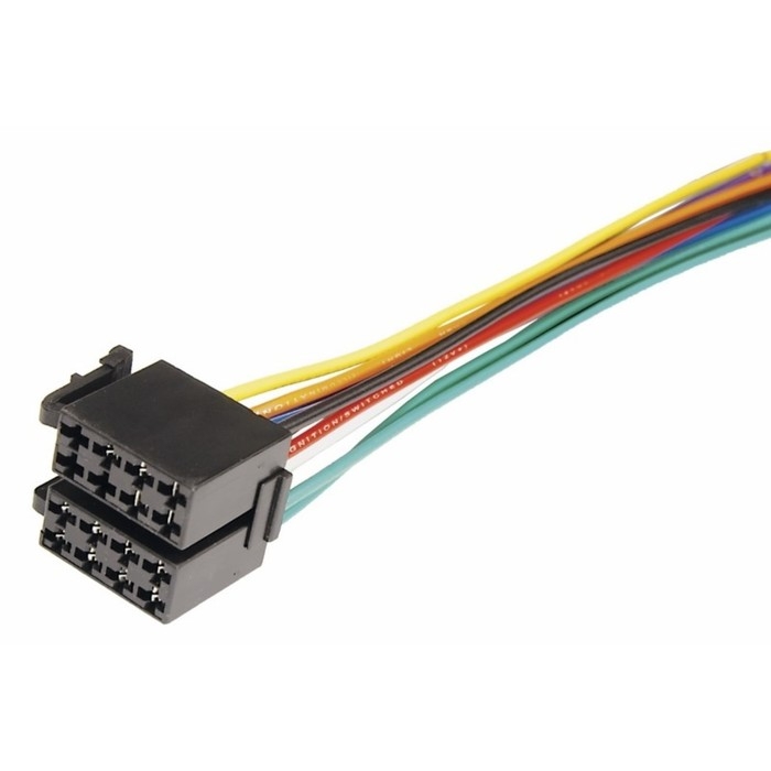 Разъем для автомагнитолы Rexant Разъем для автомагнитолы Rexant "Евро" ISO, сдвоенное гнездо, акустика + питание