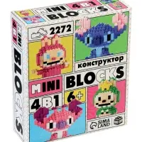 UNICON Конструктор "Mini Blocks. Веселые друзья", 4 в 1, 2272 деталей UNICON Конструктор "Mini Blocks. Веселые друзья", 4 в 1, 2272 деталей