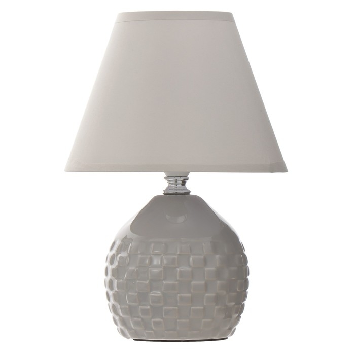 Лампа настольная 37514/1 1х40Вт Е14 перламутровый 18х18х26 см RISALUX