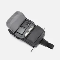 Рюкзак на одно плечо Jekko, черный