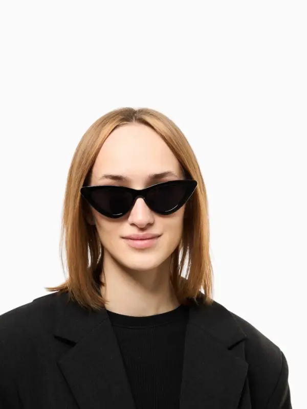 Очки солнцезащитные женские &laquo;OneSun. Кошачий глаз&raquo;, uv 400, линза 4&times;5 см, чёрный