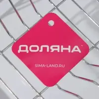 Сушилка для посуды с поддоном Доляна, 38.5&times;21.5&times;12.5 см, МИКС