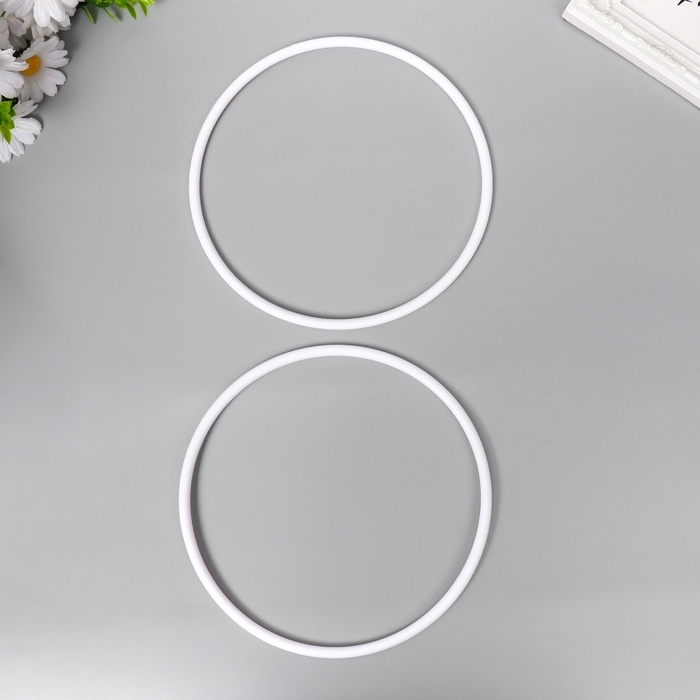 Кольцо пластик для изготовления ловца снов набор 2 шт d=20,5 см