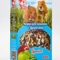 Корм SEVEN SEEDS SPECIAL для хомяков, с фруктами, 400 г