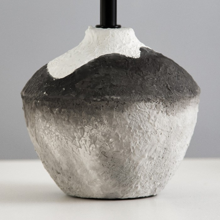 Настольная лампа Настольная лампа "Алетта" Е14 40Вт серо-черный 20х20х36 см RISALUX