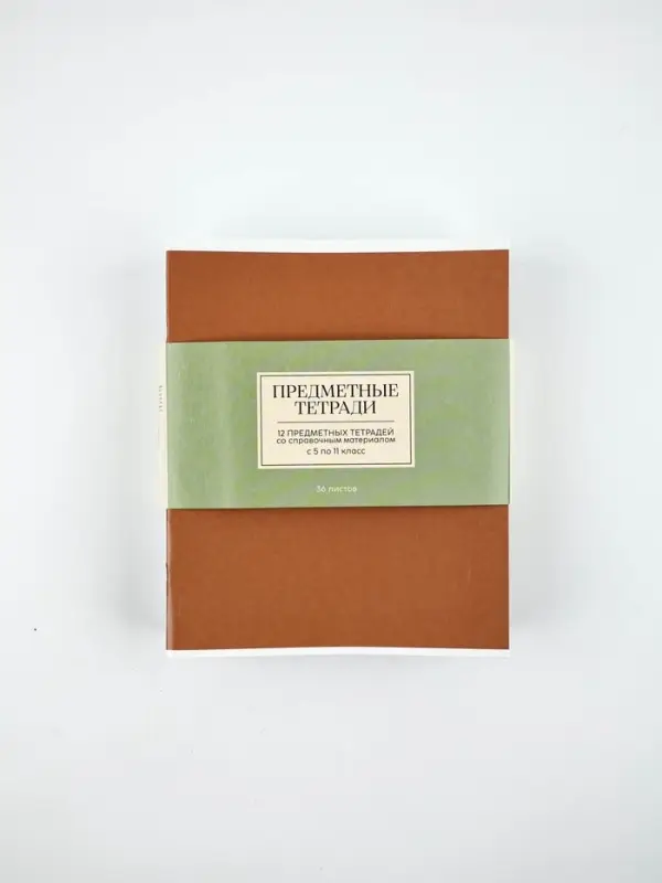 Тетради предметные, 36 л., набор из 12 шт., блок №1 &laquo;Нюд&raquo;