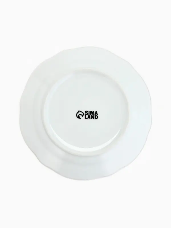 Тарелка плоская новогодняя &laquo;Снеговик&raquo;, d=19 см