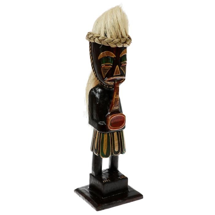 Статуэтка  Статуэтка "Абориген Лютфи" дерево 10х10х35 см