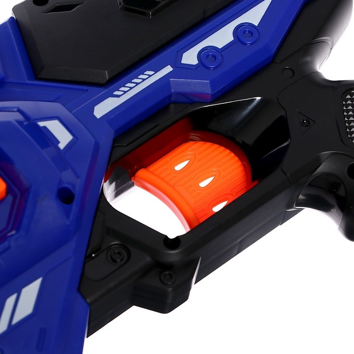 Бластер «Супер сила», стреляет мягкими пулями Бластер «Супер сила», стреляет мягкими пулями