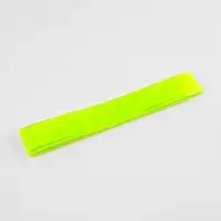 Светоотражающая повязка на липучке, 46&plusmn;1&times;2.5 см, цвет жёлтый