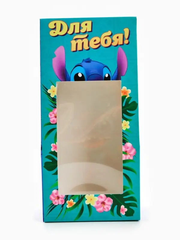 Коробка подарочная для конфет &laquo;Стич&raquo;, 9&times;19&times;6 см, самосборная