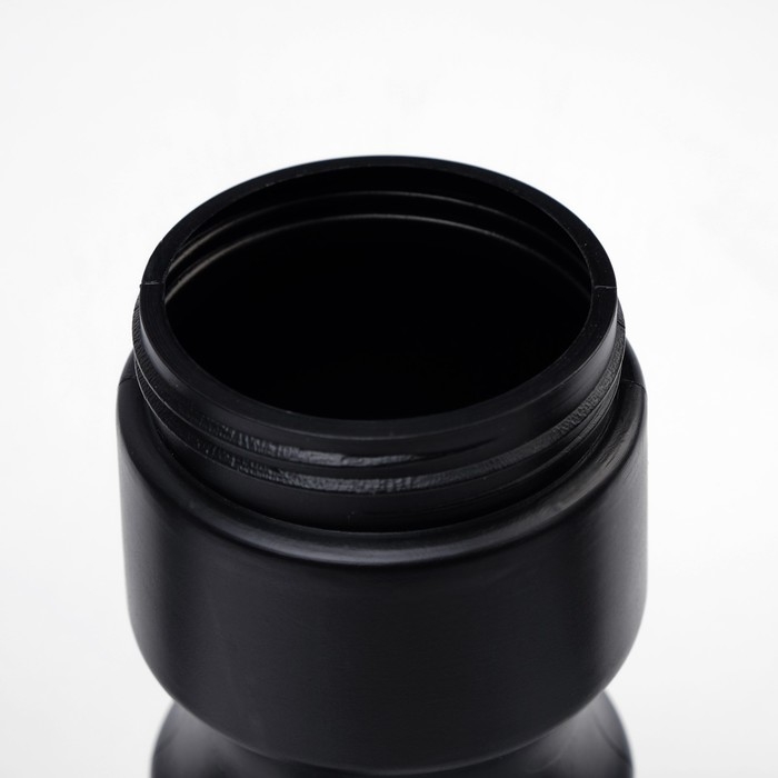 Бутылка для воды велосипедная, 750 мл, "Мастер К.", с креплением, чёрная