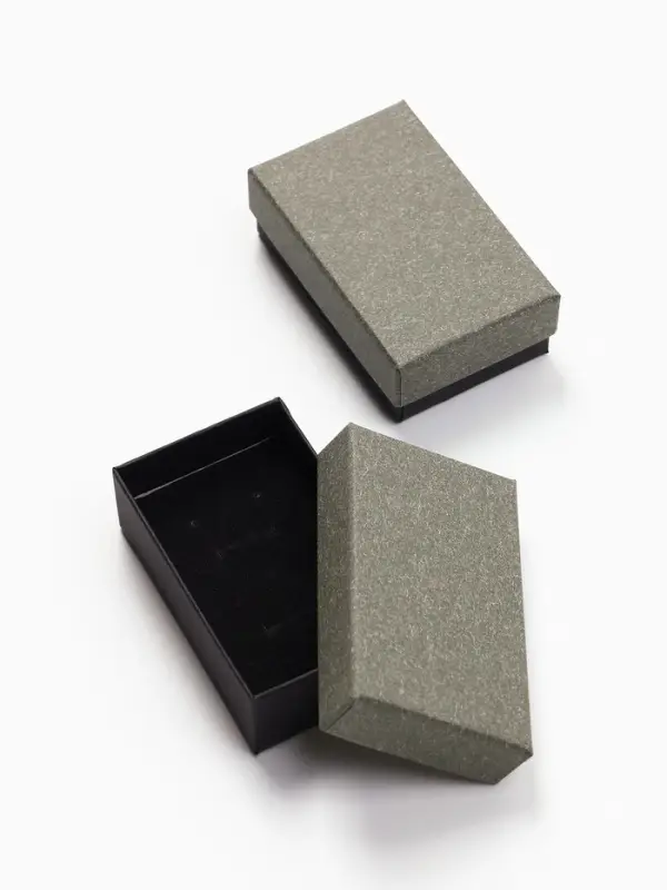 Коробочка подарочная под набор «Лофт»,5×8 см, серая, вставка чёрная Коробочка подарочная под набор «Лофт»,5×8 см, серая, вставка чёрная