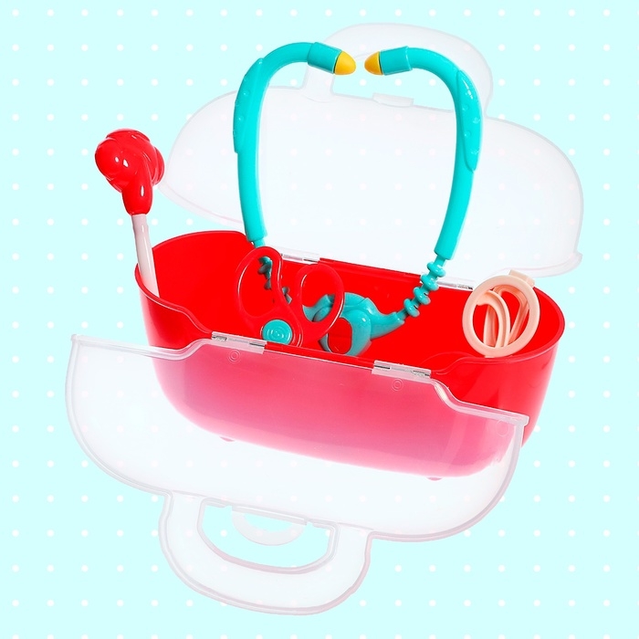 Игровой набор «Доктор», 8 предметов, в чемоданчике Игровой набор «Доктор», 8 предметов, в чемоданчике