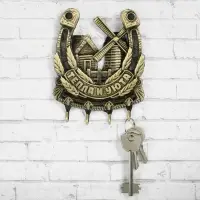 Ключница настенная подкова &laquo;Тепла и уюта&raquo;, 9.7&times;12.5 см