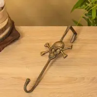 Крючок настенный &laquo;Пиратский&raquo;, 33&times;13.5&times;6 см, алюминий