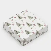 Блюдо сервировочное ёлочка "Зверьки в лесу" 17,7х18,5х3,5 см