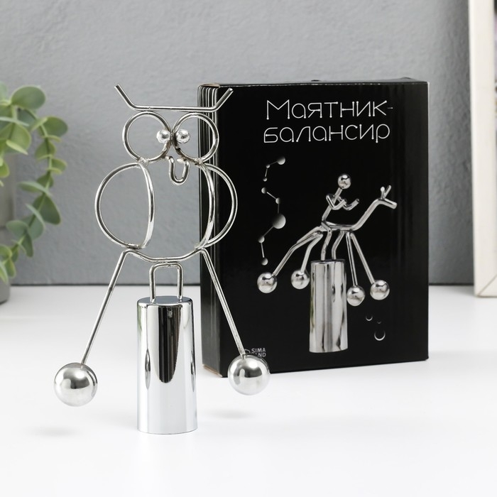 Маятник металл Маятник металл "Филин" 14,5х10,5х2,5 см