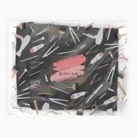 Фартук парикмахерский, одностронний, 3 кармана, чёрный Фартук парикмахерский, одностронний, 3 кармана, чёрный