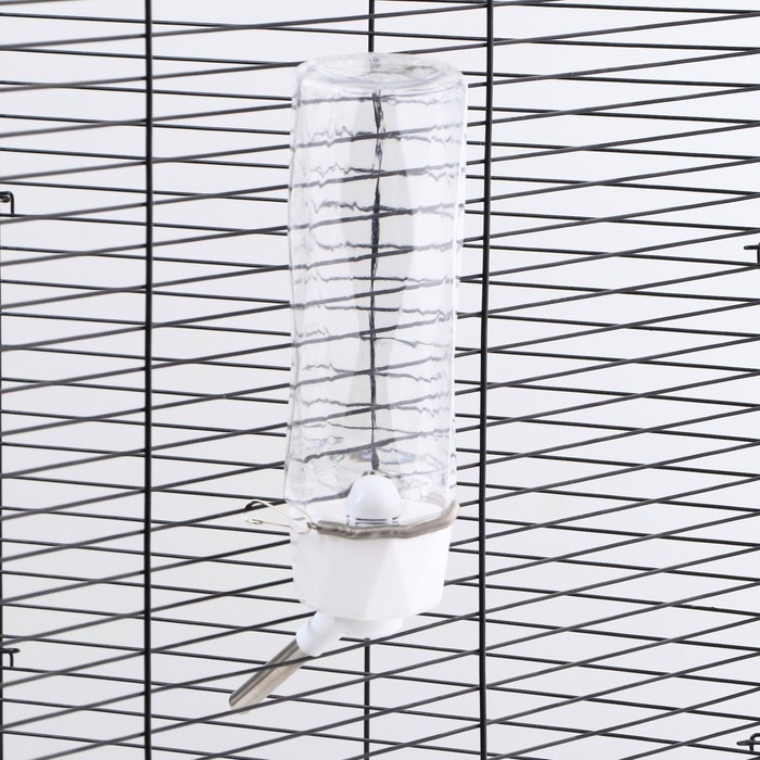 Поилка для животных, 500 мл, крепление-пружинка, белая Поилка для животных, 500 мл, крепление-пружинка, белая