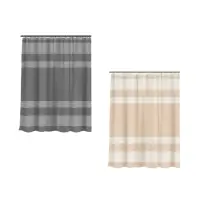 Шторка для ванной тм VETTA Летиция, жаккард 120гр., 180x180 см, 2 цвета - бежевый, серый