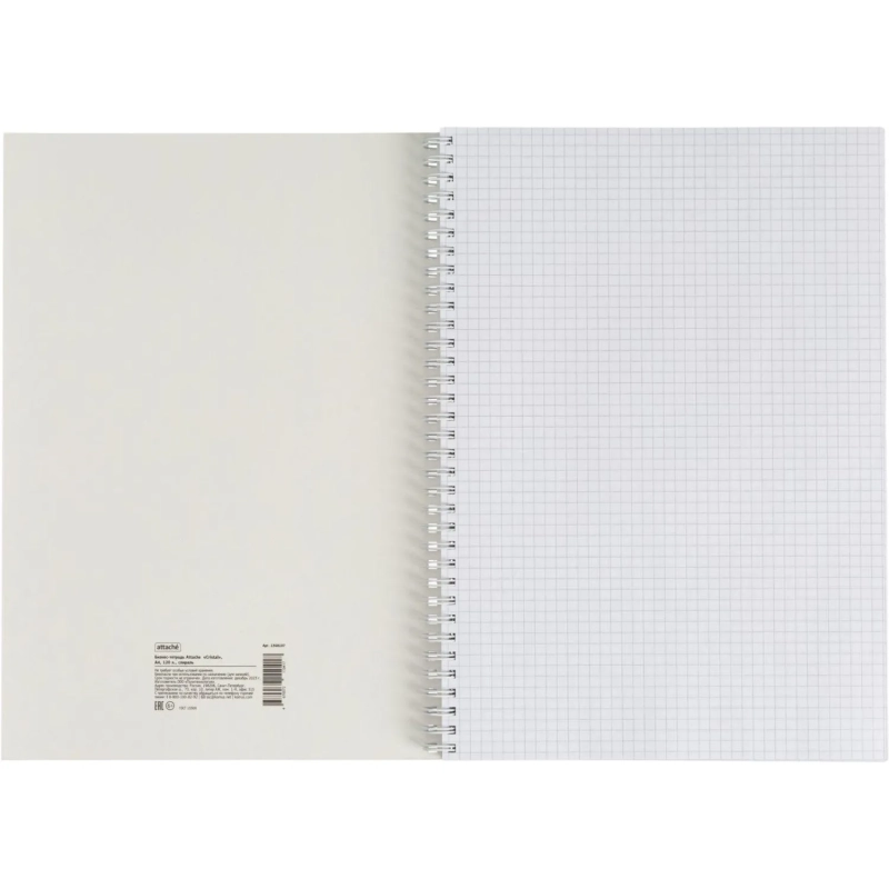 Бизнес-тетрадь Attache Cristal,120л,клет,А4,спир,обл.мел.карт